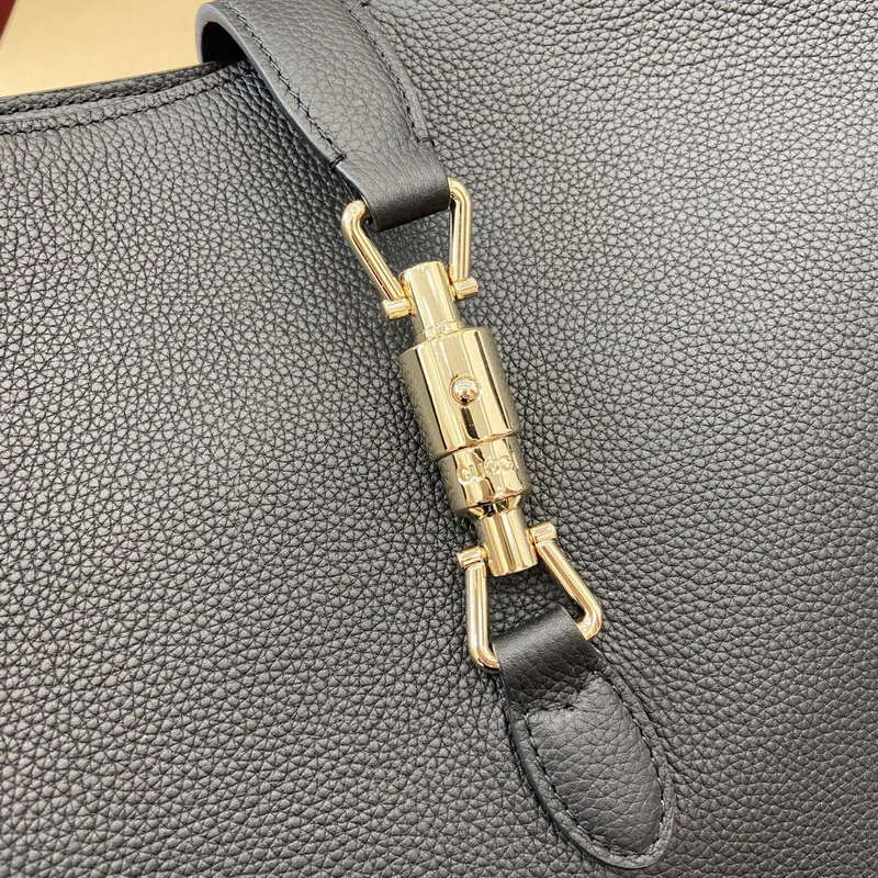 Gucci 813650 Jackie Large Shoulder Bag Black
