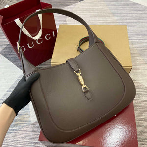 Gucci 813650 Jackie Large Shoulder Bag Brown - Default Title - View 4