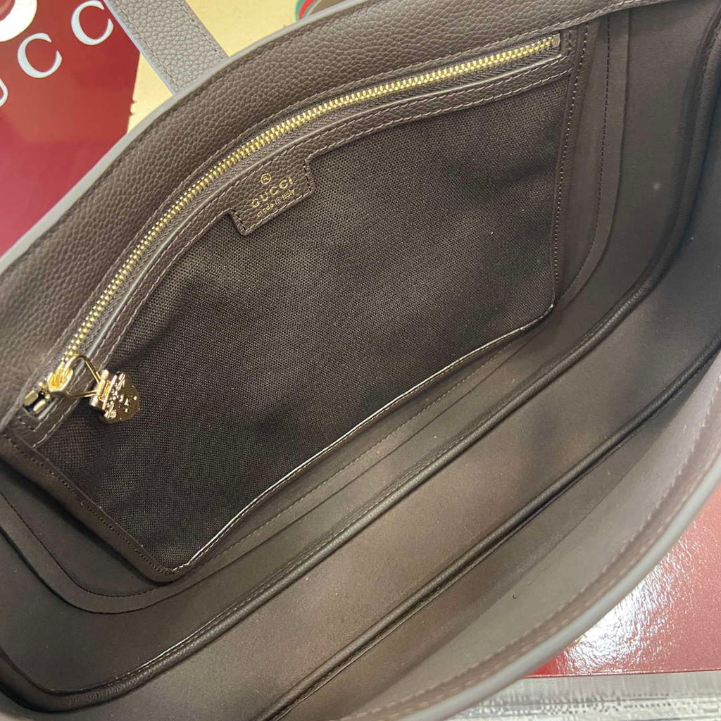 Gucci 813650 Jackie Large Shoulder Bag Brown