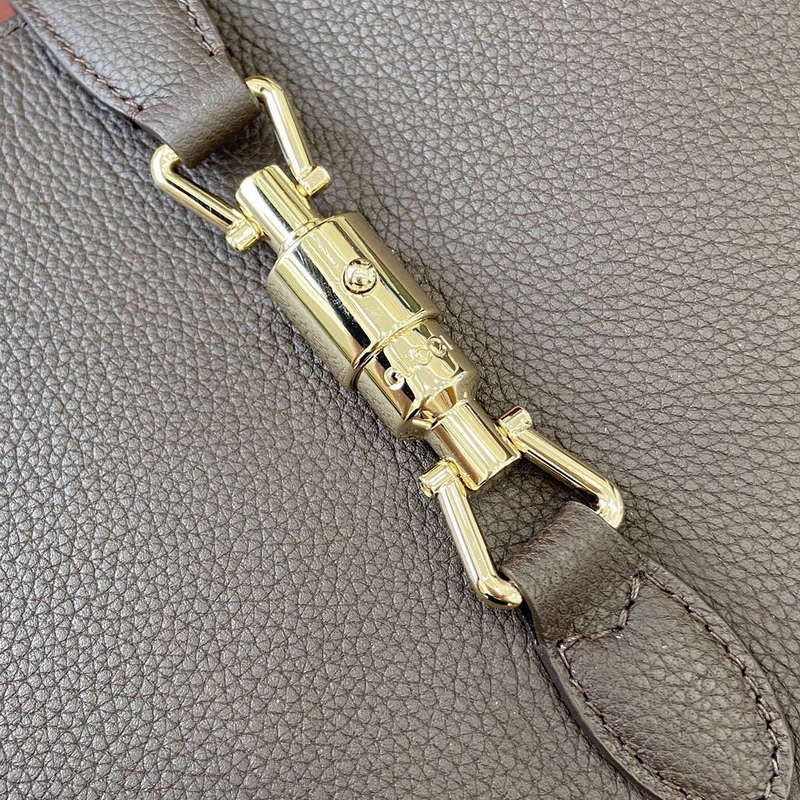 Gucci 813650 Jackie Large Shoulder Bag Brown - Default Title - View 8