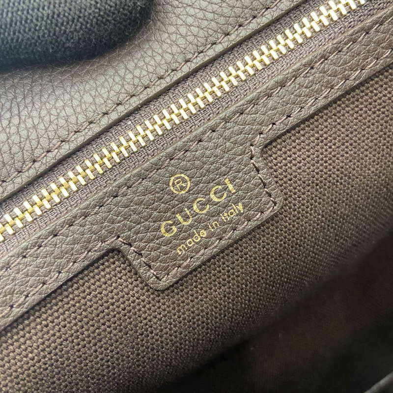 Gucci 813650 Jackie Large Shoulder Bag Brown