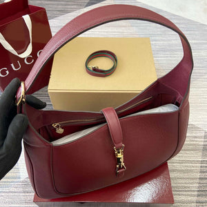 Gucci 813650 Jackie Large Shoulder Bag Red - Default Title - View 10
