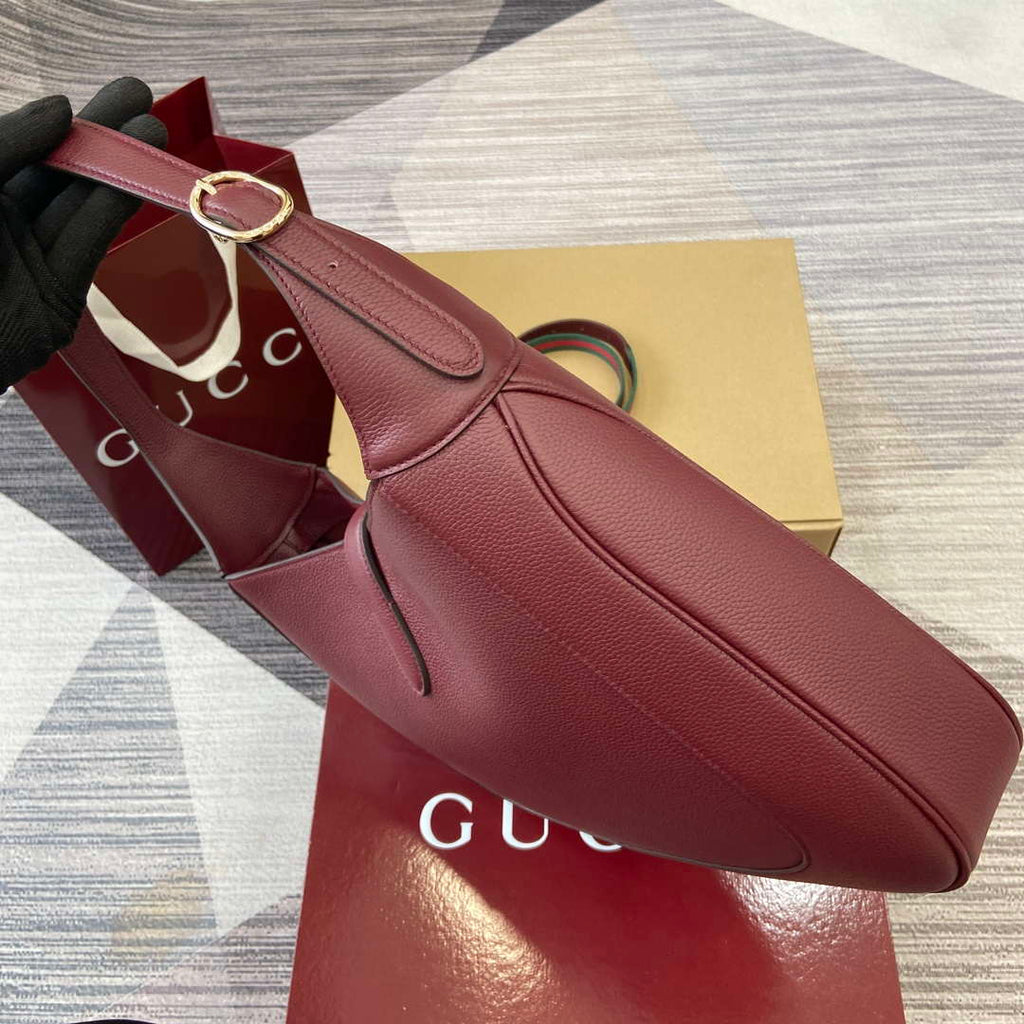 Gucci 813650 Jackie Large Shoulder Bag Red