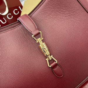 Gucci 813650 Jackie Large Shoulder Bag Red - Default Title - View 5