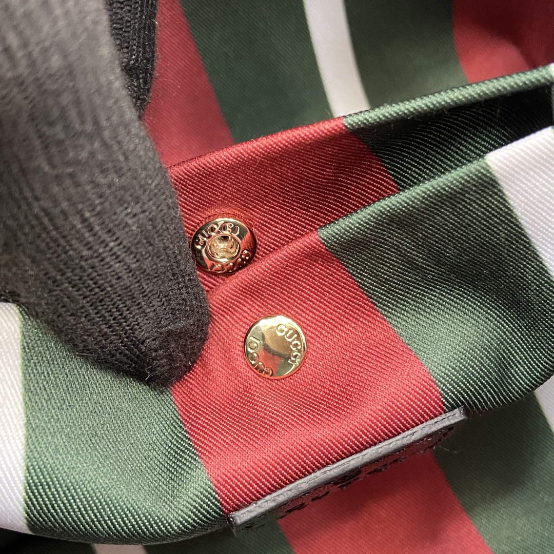 Gucci 815118 GG Emblem Mini Bucket Bag Black