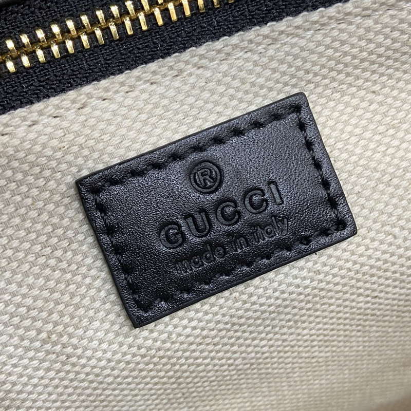 Gucci 815178 Gucci Horsebit 1955 Soft Medium Shoulder Bag Black - Default Title - View 11
