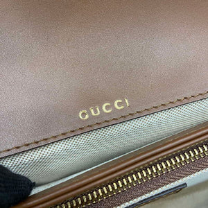 Gucci 815178 Gucci Horsebit 1955 Soft Medium Shoulder Bag Brown leather trim - Default Title - View 10