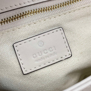 Gucci 815178 Gucci Horsebit 1955 Soft Medium Shoulder Bag White leather trim - Default Title - View 10