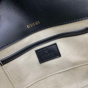 Gucci 815205 Gucci Horsebit 1955 Soft Small Shoulder Bag Black leather trim - Default Title - View 10