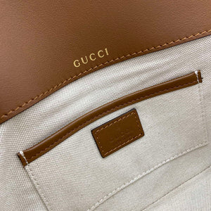 Gucci 815205 Gucci Horsebit 1955 Soft Small Shoulder Bag Brown - Default Title - View 10