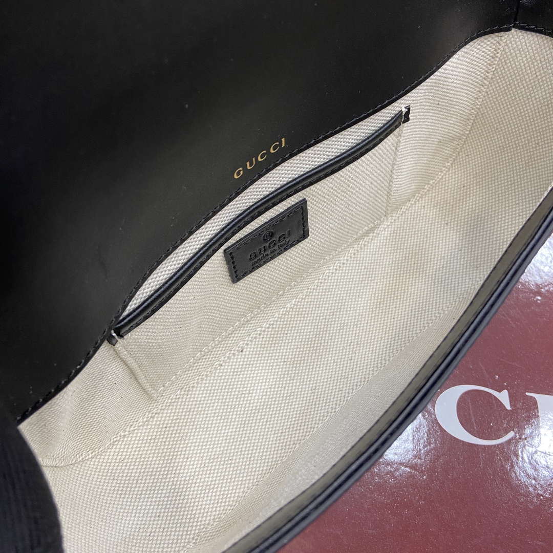 Gucci 815206 Gucci Horsebit 1955 Soft Small Top Handle Bag Black