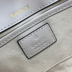 Gucci 815206 Gucci Horsebit 1955 Soft Small Top Handle Bag White leather trim - Default Title - View 11