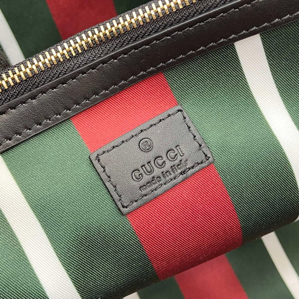 Gucci 815212 GG Emblem maxi tote bag Beige and Black