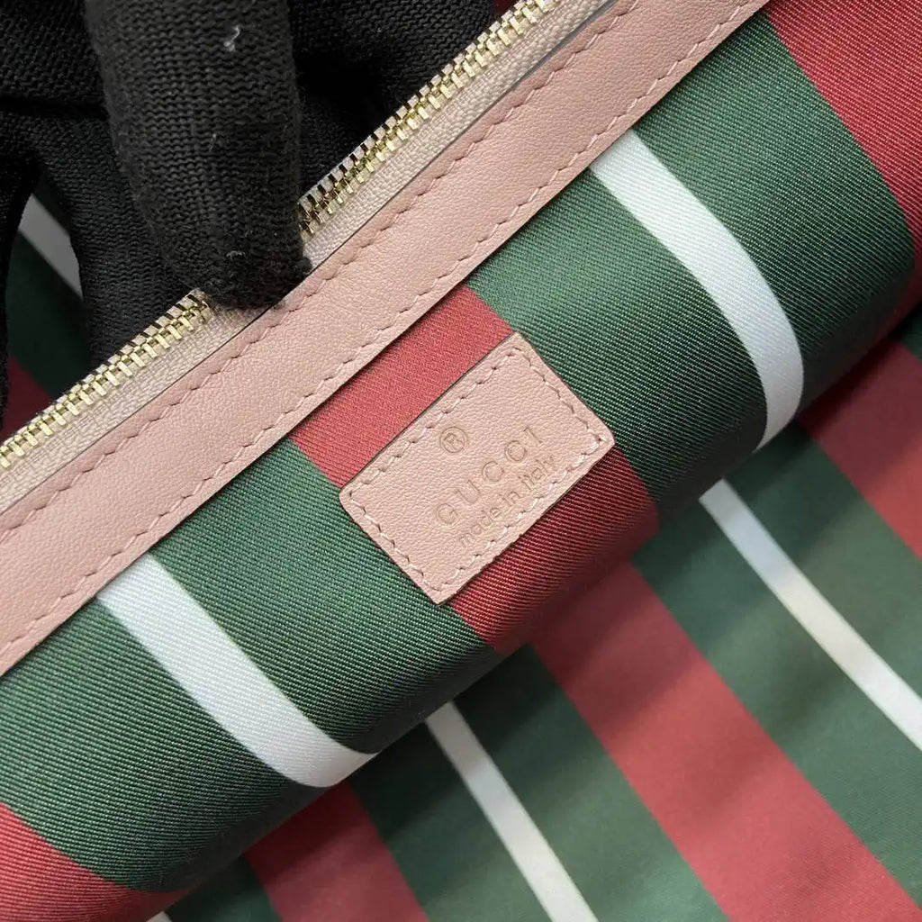 Gucci 815213 GG Emblem Large Tote Bag Light pink
