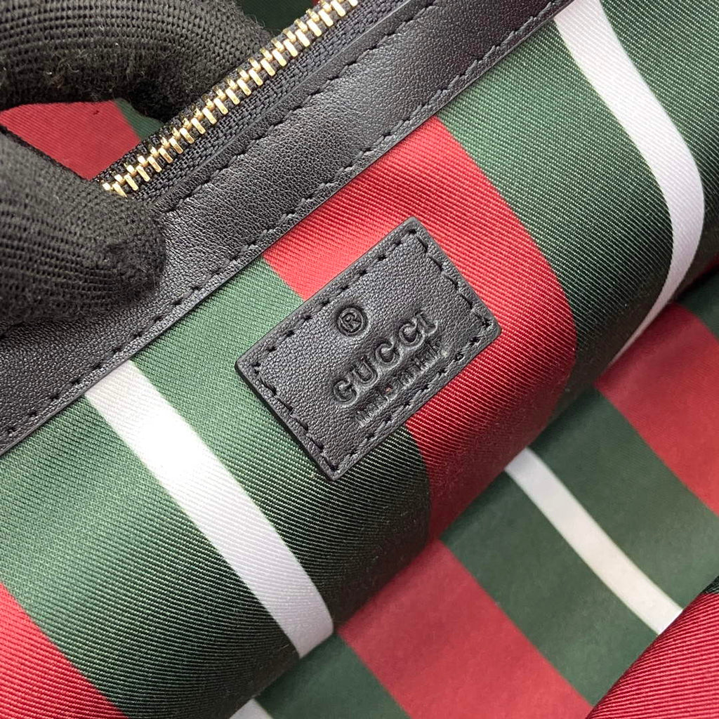Gucci 815213 GG Emblem Large Tote Bag Black