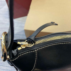 Gucci 815216 GG Emblem medium shoulder bag Black - Default Title - View 6