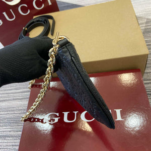 Gucci 815278 GG Emblem Super Mini Bag Black - Default Title - View 3
