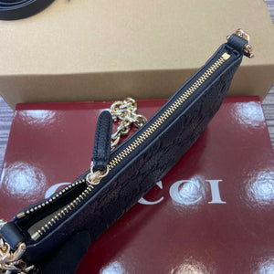 Gucci 815278 GG Emblem Super Mini Bag Black - Default Title - View 9