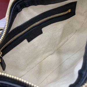 Gucci 815409 GG Emblem Small Shoulder Bag Black - Default Title - View 9