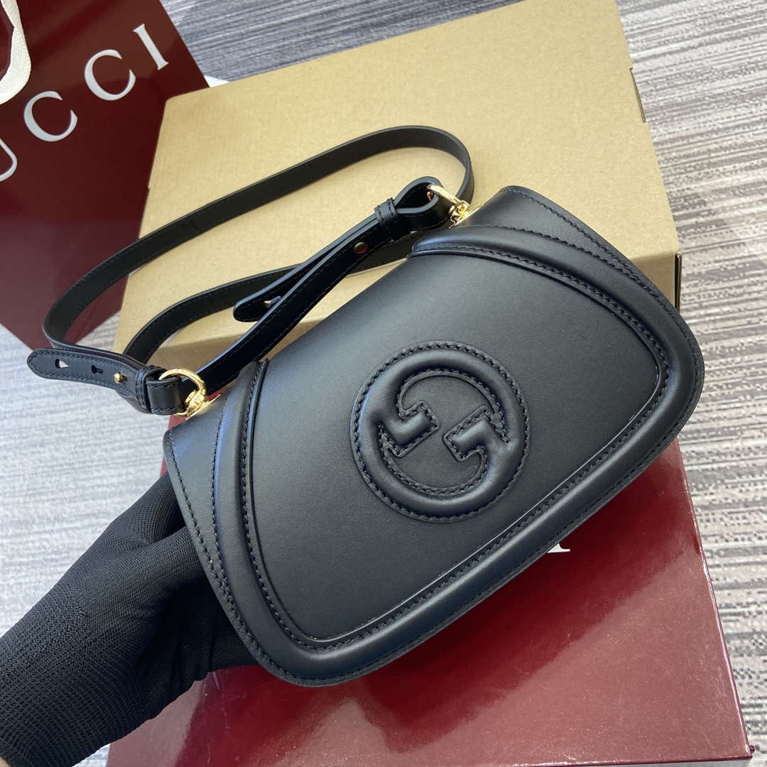Gucci 815700 Gucci Blondie mini shoulder bag Black Leather - Default Title - View 5