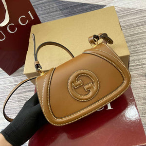 Gucci 815700 Gucci Blondie mini shoulder bag Brown Leather - Default Title - View 5
