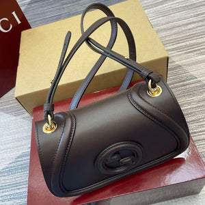 Gucci 815700 Gucci Blondie mini shoulder bag Dark brown Leather - Default Title - View 3