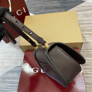 Gucci 815700 Gucci Blondie mini shoulder bag Dark brown Leather - Default Title - View 4