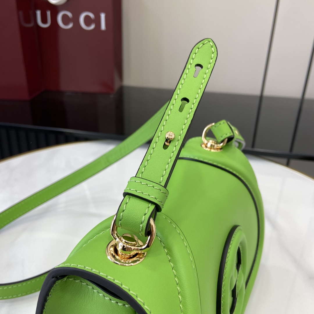 Gucci 815700 Gucci Blondie mini shoulder bag Green Leather - Default Title - View 5