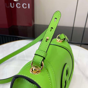 Gucci 815700 Gucci Blondie mini shoulder bag Green Leather - Default Title - View 5