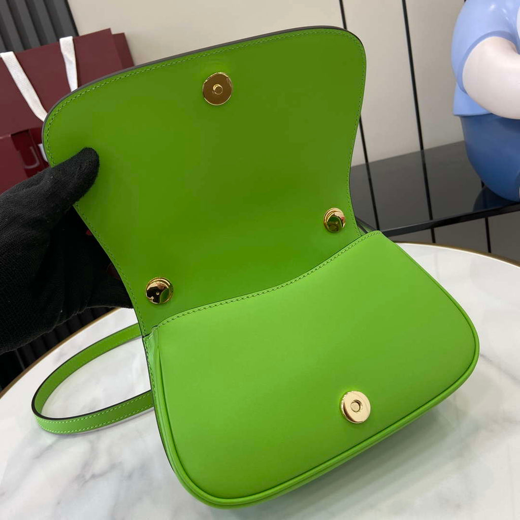 Gucci 815700 Gucci Blondie mini shoulder bag Green Leather