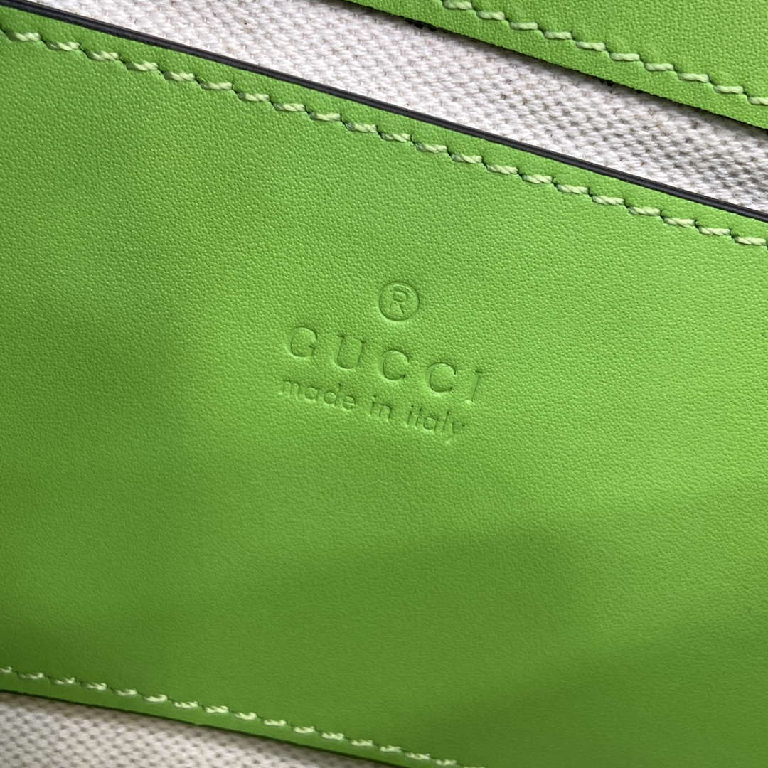 Gucci 815700 Gucci Blondie mini shoulder bag Green Leather - Default Title - View 9