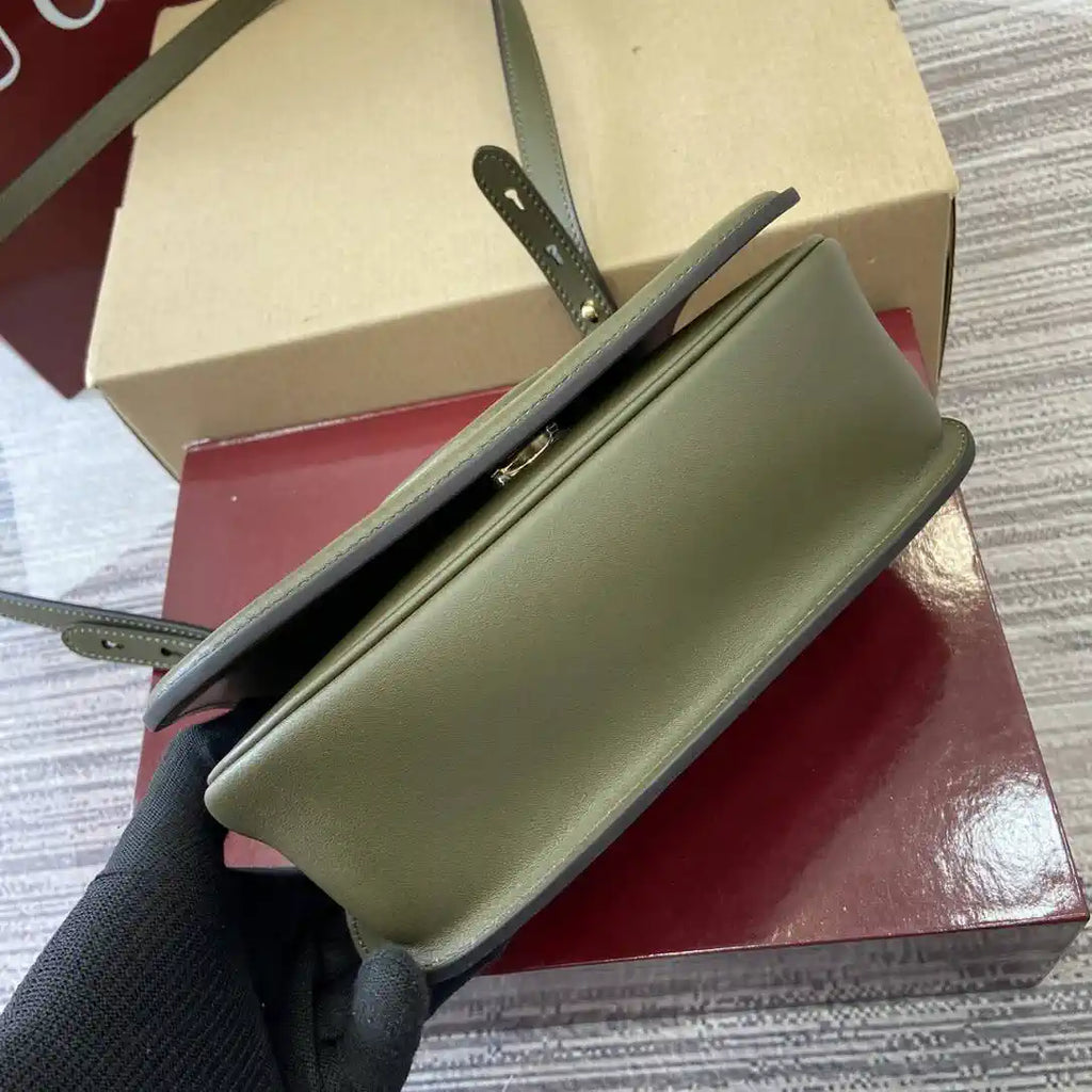 Gucci 815700 Gucci Blondie mini shoulder bag Green Leather