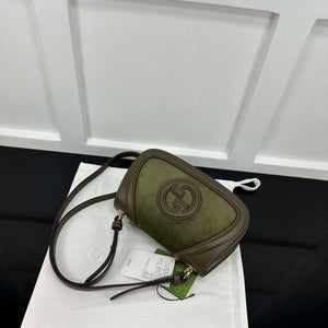 Gucci 815700 Gucci Blondie mini shoulder bag Suede leather Green - Default Title - View 4