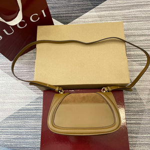 Gucci 815700 Gucci Blondie mini shoulder bag Suede leather Brown - Default Title - View 2
