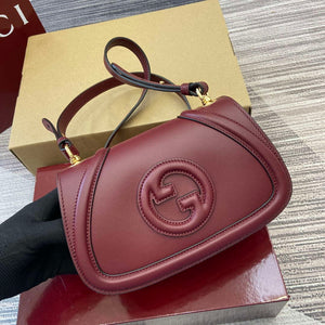 Gucci 815700 Gucci Blondie mini shoulder bag Wind red Leather - Default Title - View 7