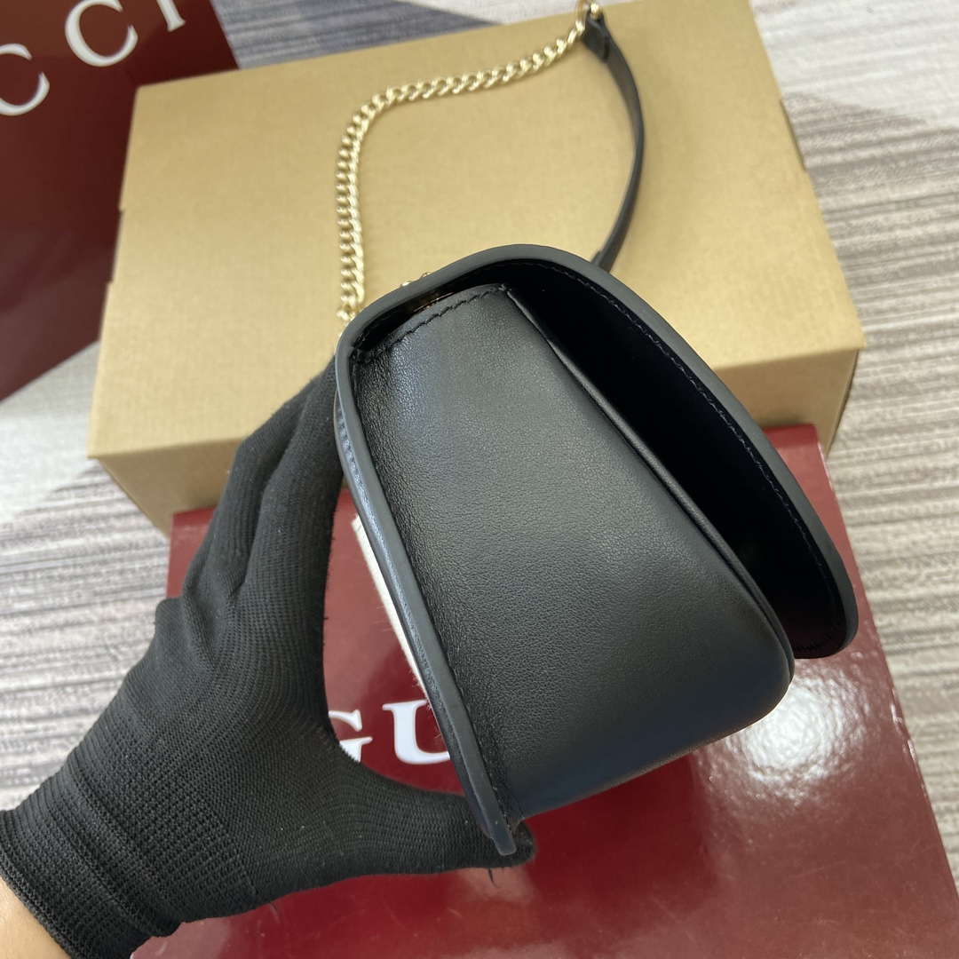 Gucci 815711 Gucci Blondie mini shoulder bag Beige£¦Black