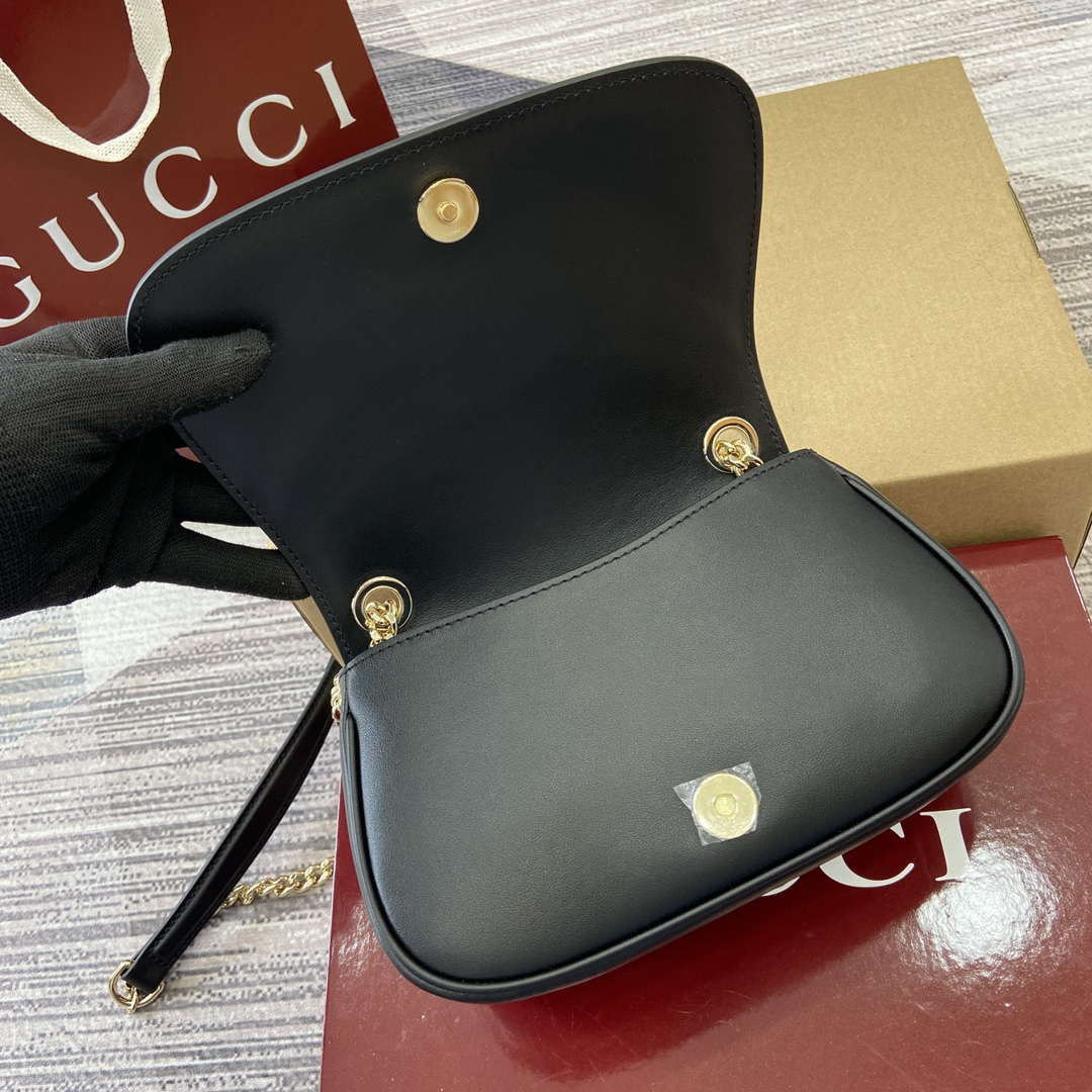 Gucci 815711 Gucci Blondie mini shoulder bag Beige£¦Black