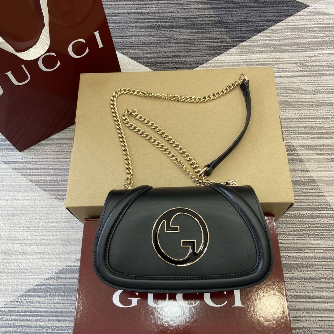 Gucci 815711 Gucci Blondie mini shoulder bag Black - Default Title - View 1