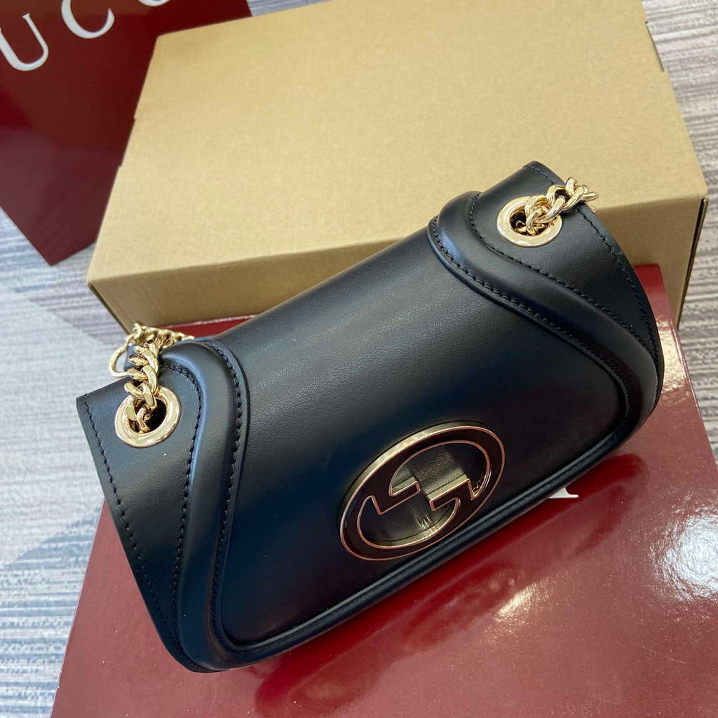 Gucci 815711 Gucci Blondie mini shoulder bag Black