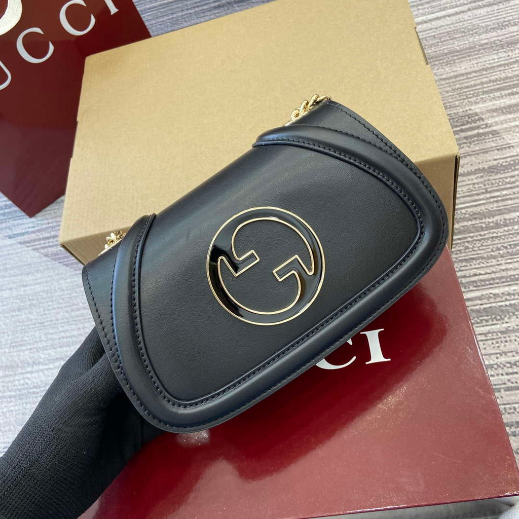 Gucci 815711 Gucci Blondie mini shoulder bag Black