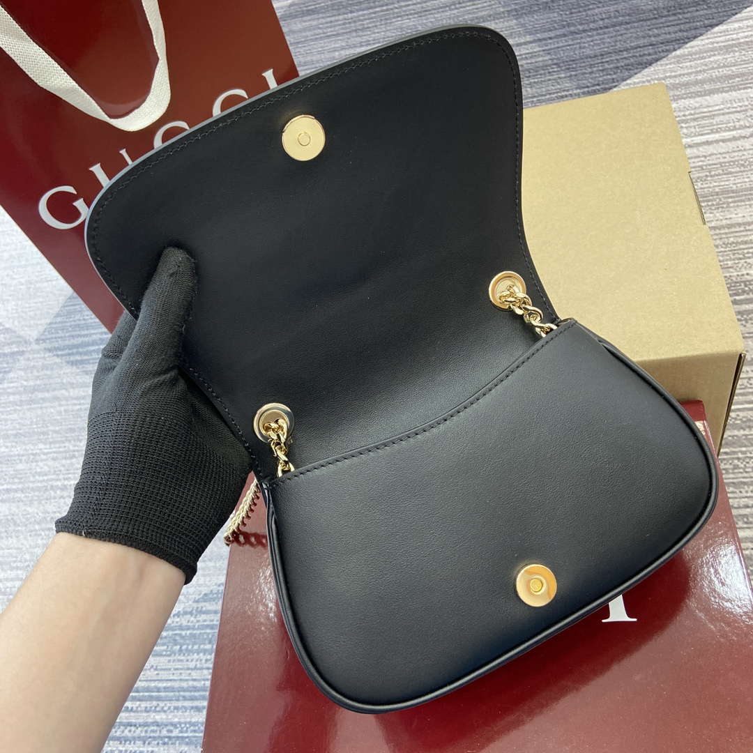 Gucci 815711 Gucci Blondie mini shoulder bag Black - Default Title - View 10