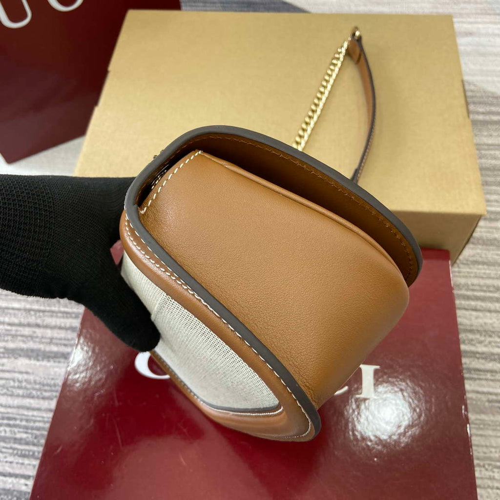 Gucci 815711 Gucci Blondie mini shoulder bag Bronw & Beige