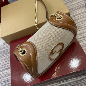 Gucci 815711 Gucci Blondie mini shoulder bag Bronw & Beige - Default Title - View 6