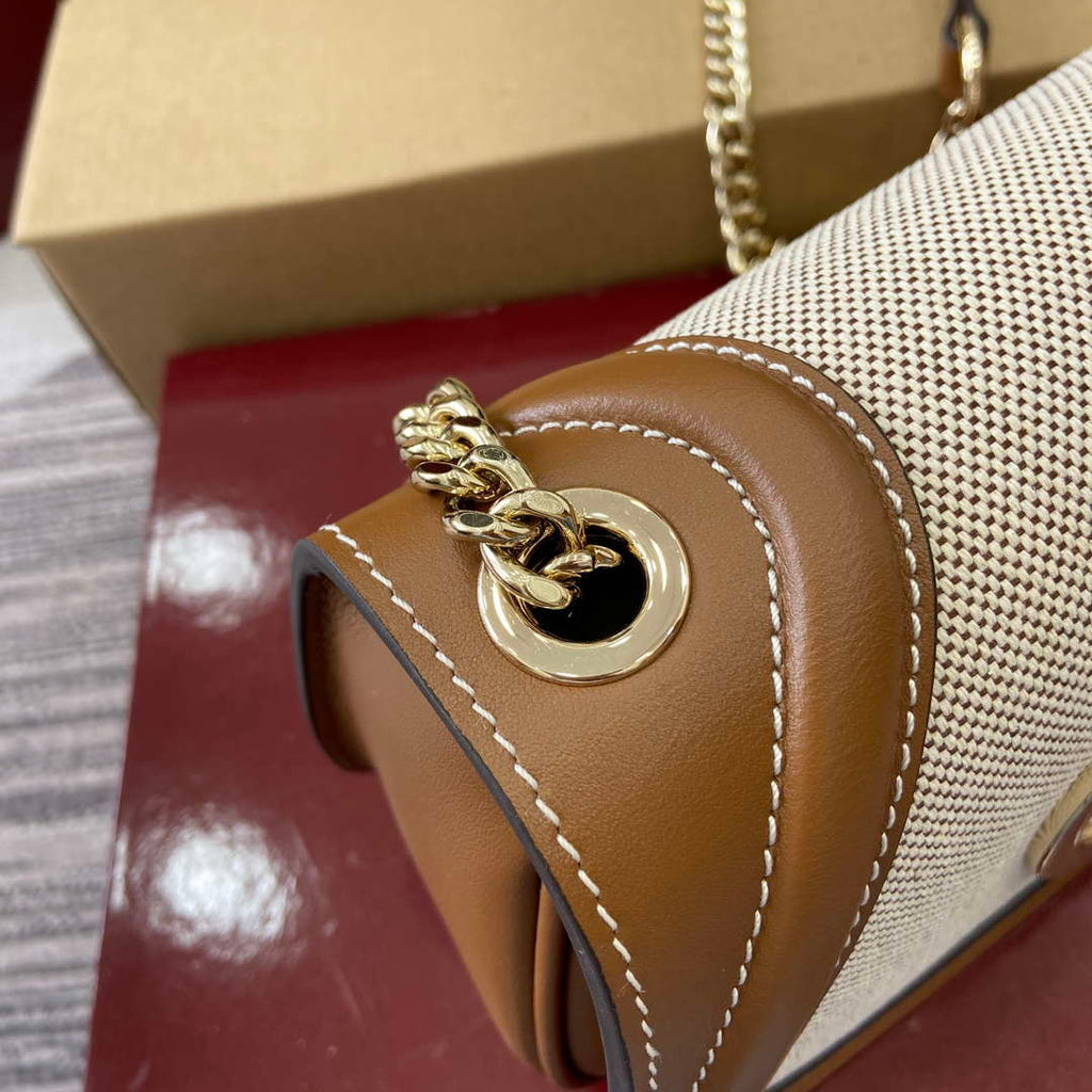 Gucci 815711 Gucci Blondie mini shoulder bag Bronw & Beige