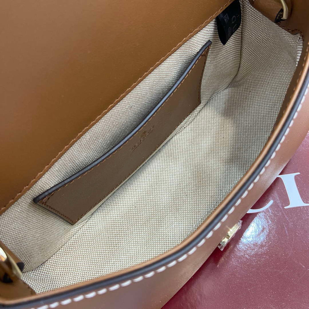 Gucci 815711 Gucci Blondie mini shoulder bag Bronw & Beige