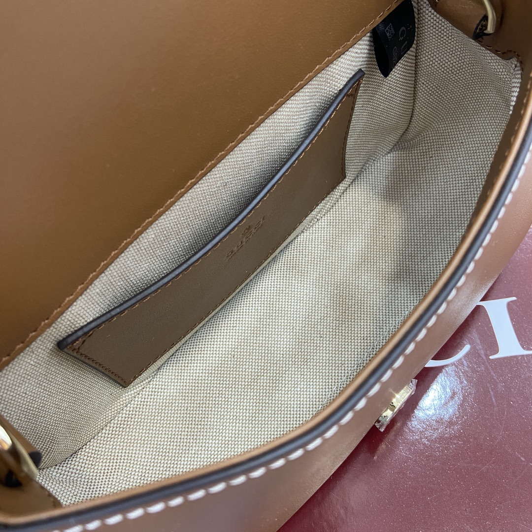 Gucci 815711 Gucci Blondie mini shoulder bag Bronw & Beige