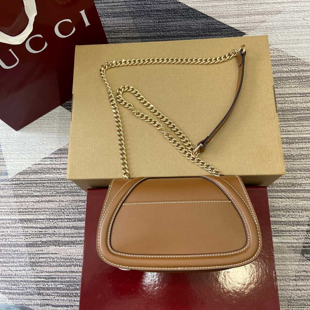 Gucci 815711 Gucci Blondie mini shoulder bag Brown
