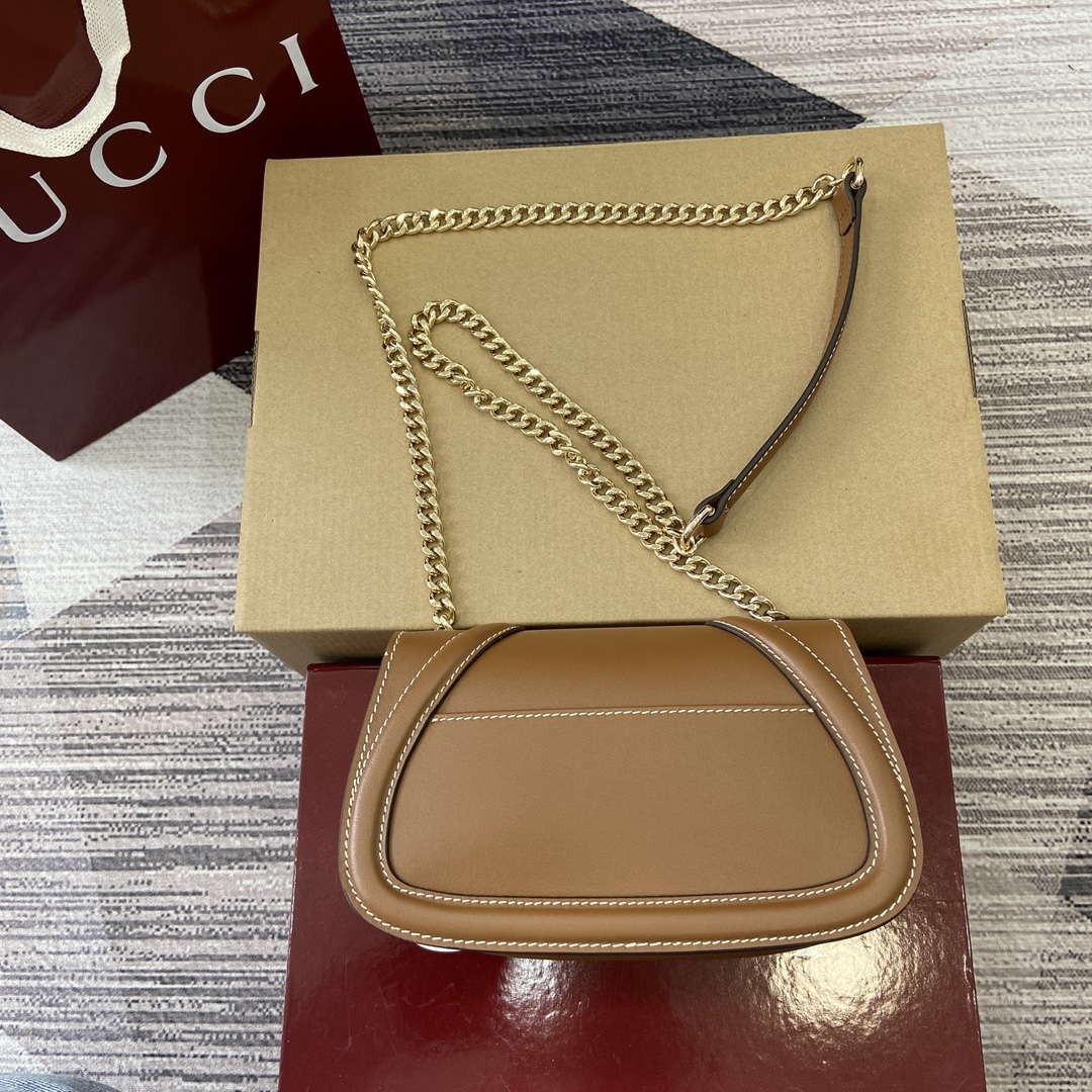 Gucci 815711 Gucci Blondie mini shoulder bag Brown