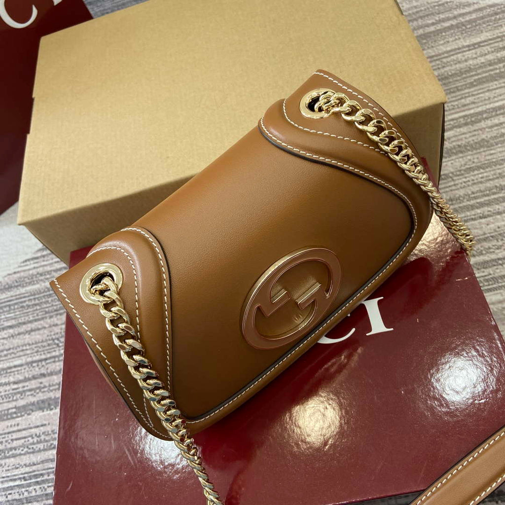 Gucci 815711 Gucci Blondie mini shoulder bag Brown