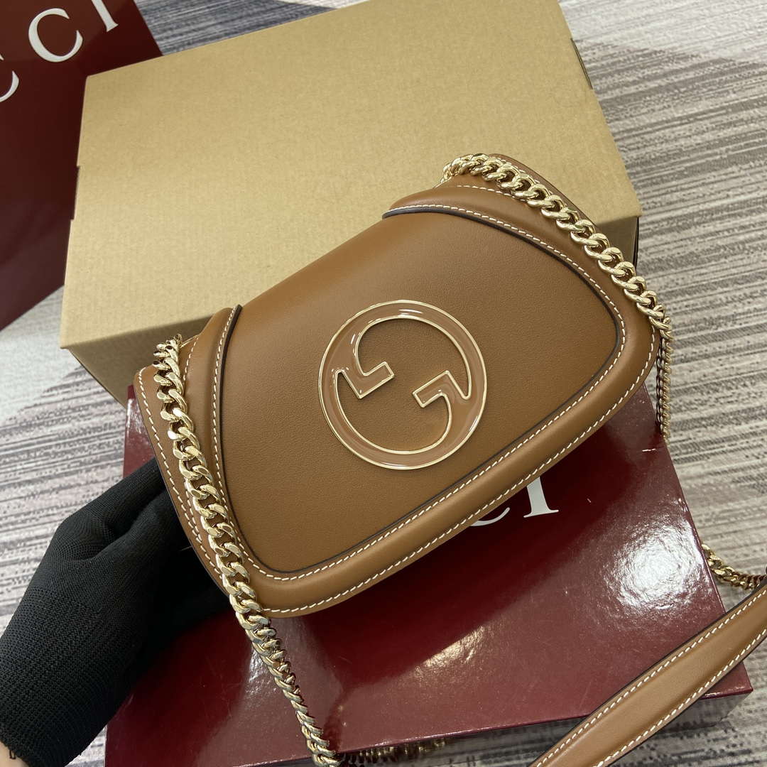 Gucci 815711 Gucci Blondie mini shoulder bag Brown - Default Title - View 5